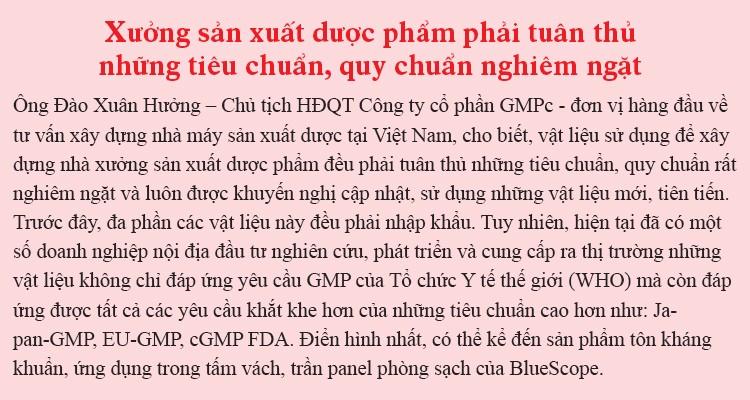 Nhà xưởng hiện đại có vai trò quan trọng trong sản xuất, xuất khẩu dược phẩm ảnh 5