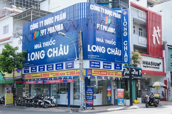 Cửa hàng nhà thuốc FPT Long Châu tại quận Tân Phú, TP HCM.