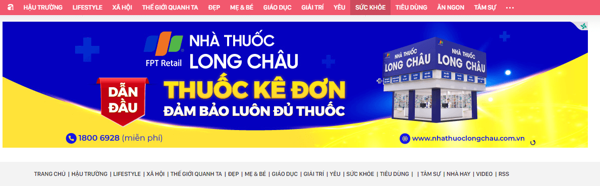 FPT Long Châu luôn chiếm sóng nhận diện nổi bật trên các nền tảng digital