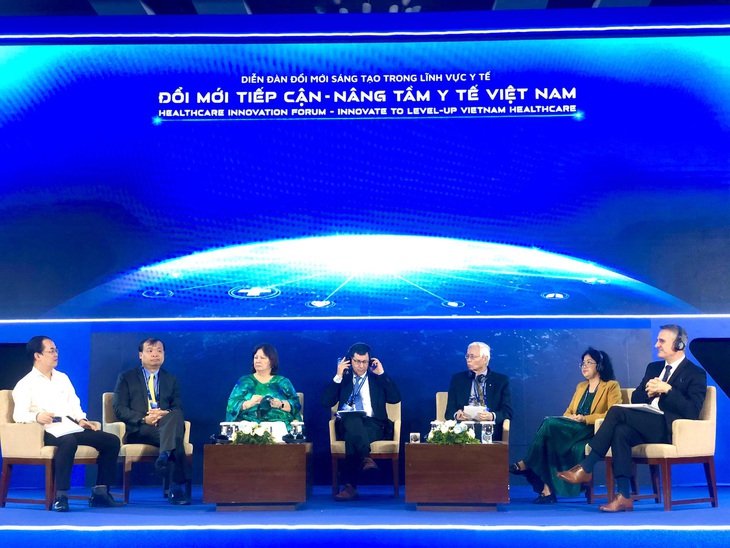 Các chuyên gia thảo luận tại diễn đàn Đổi mới sáng tạo trong lĩnh vực y tế ngày 18-10 - Ảnh: D.LIỄU Các chuyên gia thảo luận tại diễn đàn Đổi mới sáng tạo trong lĩnh vực y tế ngày 18-10 - Ảnh: D.LIỄU